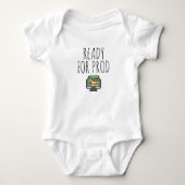 Klaar voor Prod, Codeur, Coderend, Coderend Baby C Romper (Voorkant)