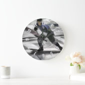 Klaar voor Puck-Ice Hockey Player Grote Klok (Huis)