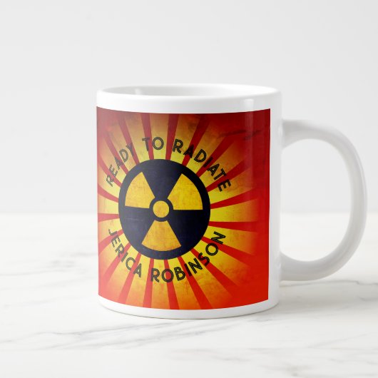 Klaar voor radiografie grote koffiekop (Rechts)