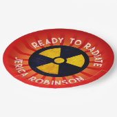 Klaar voor radiografie papieren bordje (Gekanteld)