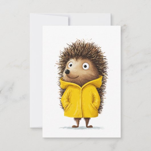 Klaar voor regen bedankkaart (Voorkant)