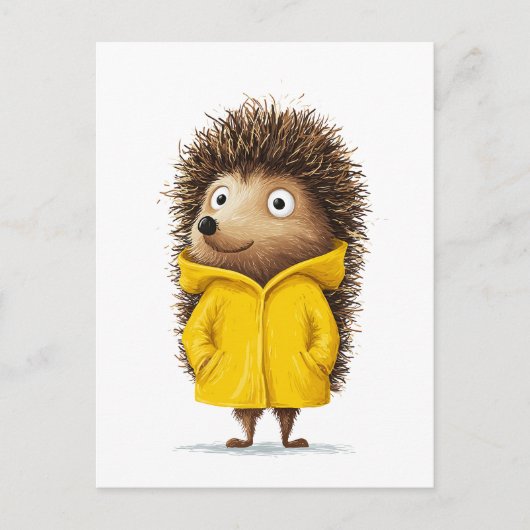Klaar voor regen briefkaart (Voorkant)