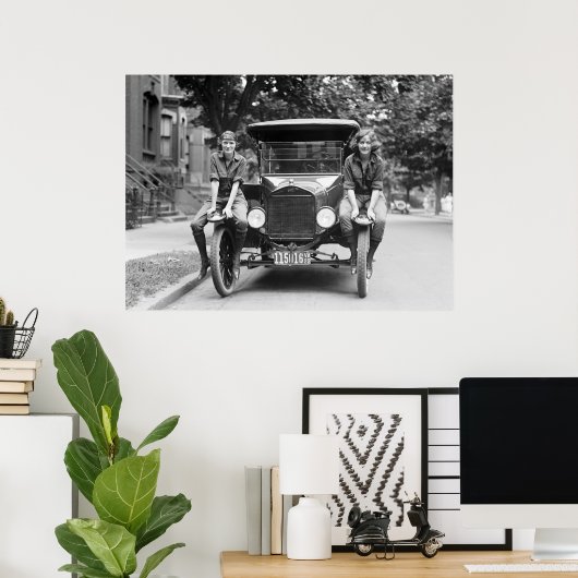 Klaar voor Ride, 1922 Poster (Thuiskantoor)