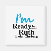 Klaar voor Ruth Bader Ginsburg 2016 Magneet (Voorkant)