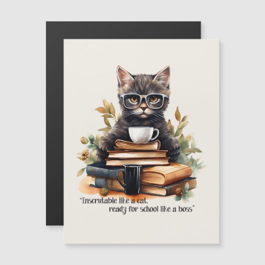 Klaar voor school als een baas (Voorkant / Achterkant)