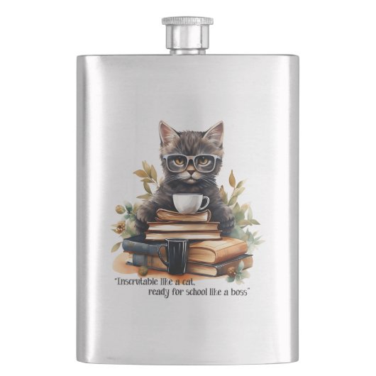 Klaar voor school als een baas flacon (Voorkant)