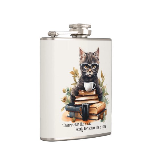 Klaar voor school als een baas heupfles (Rechts)