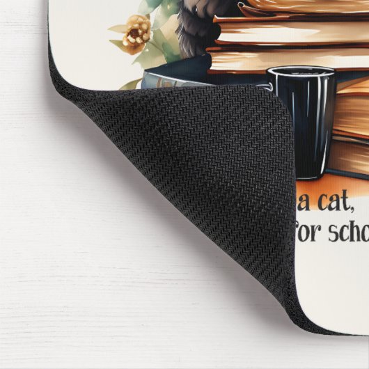 Klaar voor school als een baas muismat (Hoek)