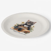 Klaar voor school als een baas papieren bordje (Gekanteld)