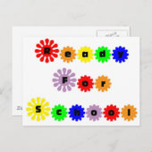 Klaar voor school briefkaart (Voorkant / Achterkant)