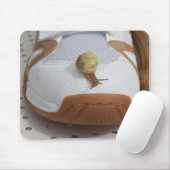 Klaar voor slakkenraces muismat (Met muis)