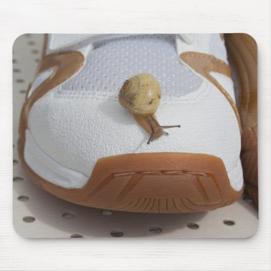 Klaar voor slakkenraces muismat (Voorkant)