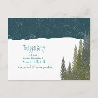 Klaar voor slee? uitnodiging briefkaart