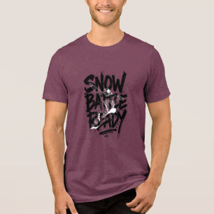 klaar voor sneeuwgevecht Tri-Blend shirt