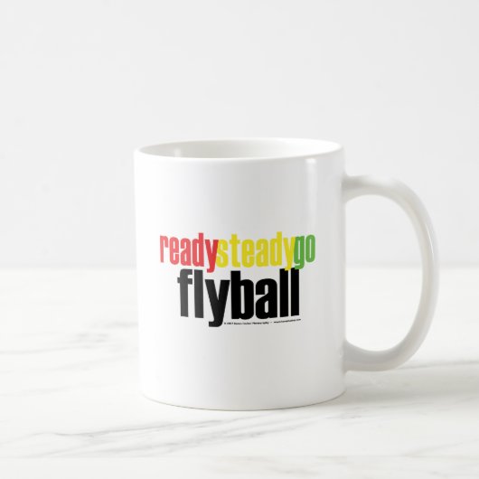 Klaar voor steady Go Flyball Koffiemok (Rechts)