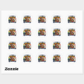 Klaar voor succes Kinderen Loopbaan Gereedheid Ronde Sticker (Vel)