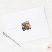 Klaar voor succes Kinderen Loopbaan Gereedheid Ronde Sticker (Envelop)