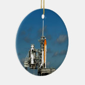 Klaar voor succes ruimtevaart keramisch ornament (Rechts)