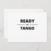 KLAAR VOOR TANGO BRIEFKAART (Voorkant / Achterkant)