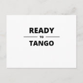 KLAAR VOOR TANGO BRIEFKAART (Voorkant)