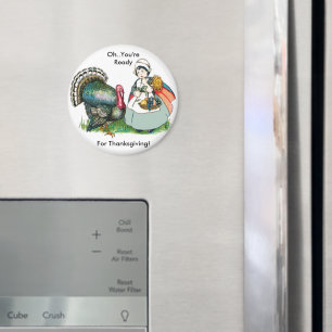  klaar voor Thanksgiving Magneet
