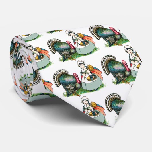 klaar voor Thanksgiving Stropdas (Opgerold)