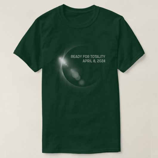 Klaar voor totaliteit Amerikaanse zonnepanelen 8 a T-shirt (Design voorkant)