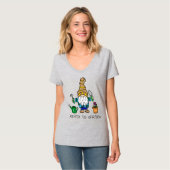 Klaar voor tuin | Cute Gardening Gnome T-shirt (Voorkant volledig)