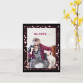 Klaar voor vacuüm gevouwen Wenskaart Kaart (Gele Bloem)