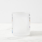 Klaar voor vakantie matglas koffiemok (Center)