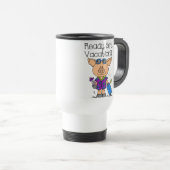 Klaar voor vakantie reisbeker (Voorkant rechts)
