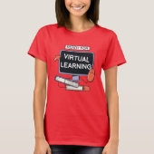 Klaar voor virtueel leren t-shirt (Voorkant)
