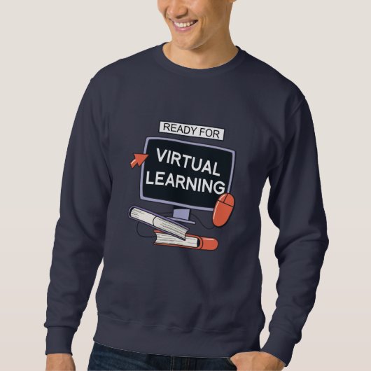 Klaar voor virtueel leren trui (Voorkant)