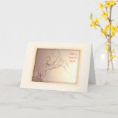 Klaar voor voorjaarssupport kaart (Gele Bloem)