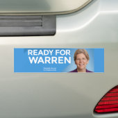Klaar voor Warren Bumpersticker (Op auto)