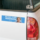 Klaar voor Warren Bumpersticker (Op Truck)