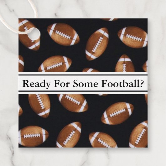 Klaar voor wat Football? Bedankjes Labels (Voorkant)