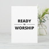 KLAAR VOOR WERKSCHAP KAART (Staand voorkant)