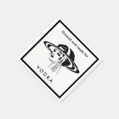 Klaar voor wodka  Lady Mode Alcohol Quote Servetten (Hoek)