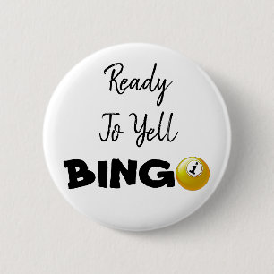 Klaar voor Yell BINGO Funny Button