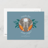 Klaar voor yoga? - De witte lotus Briefkaart (Voorkant / Achterkant)