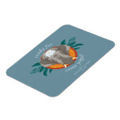 Klaar voor yoga? - De witte lotus Magneet (Linkerzijde)