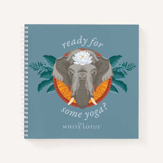 Klaar voor yoga? - De witte lotus Notitieboek (Voorkant)
