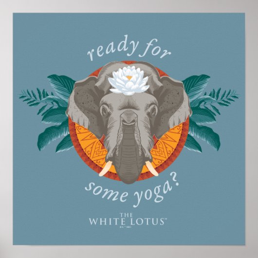 Klaar voor yoga? - De witte lotus Poster (Voorkant)