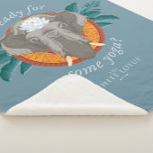 Klaar voor yoga? - De witte lotus Sherpa Deken (3/4)