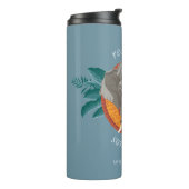 Klaar voor yoga? - De witte lotus Thermosbeker (Gedraaid links)