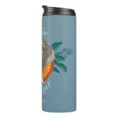 Klaar voor yoga? - De witte lotus Thermosbeker (Geroteerd rechts)