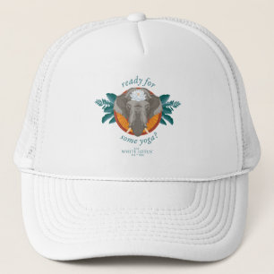 Klaar voor yoga? - De witte lotus Trucker Pet