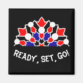 Klaar voor zwarte vierkante magneten (Voorkant)