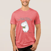 KLAAR WILLEN EN VAGUELE BEVOEGDE Sandra Boynton Tri-Blend Shirt (Voorkant)